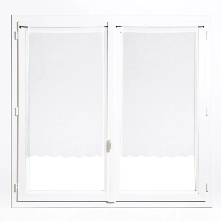 Paire de vitrage Gabrielle l.60 x H.120 cm