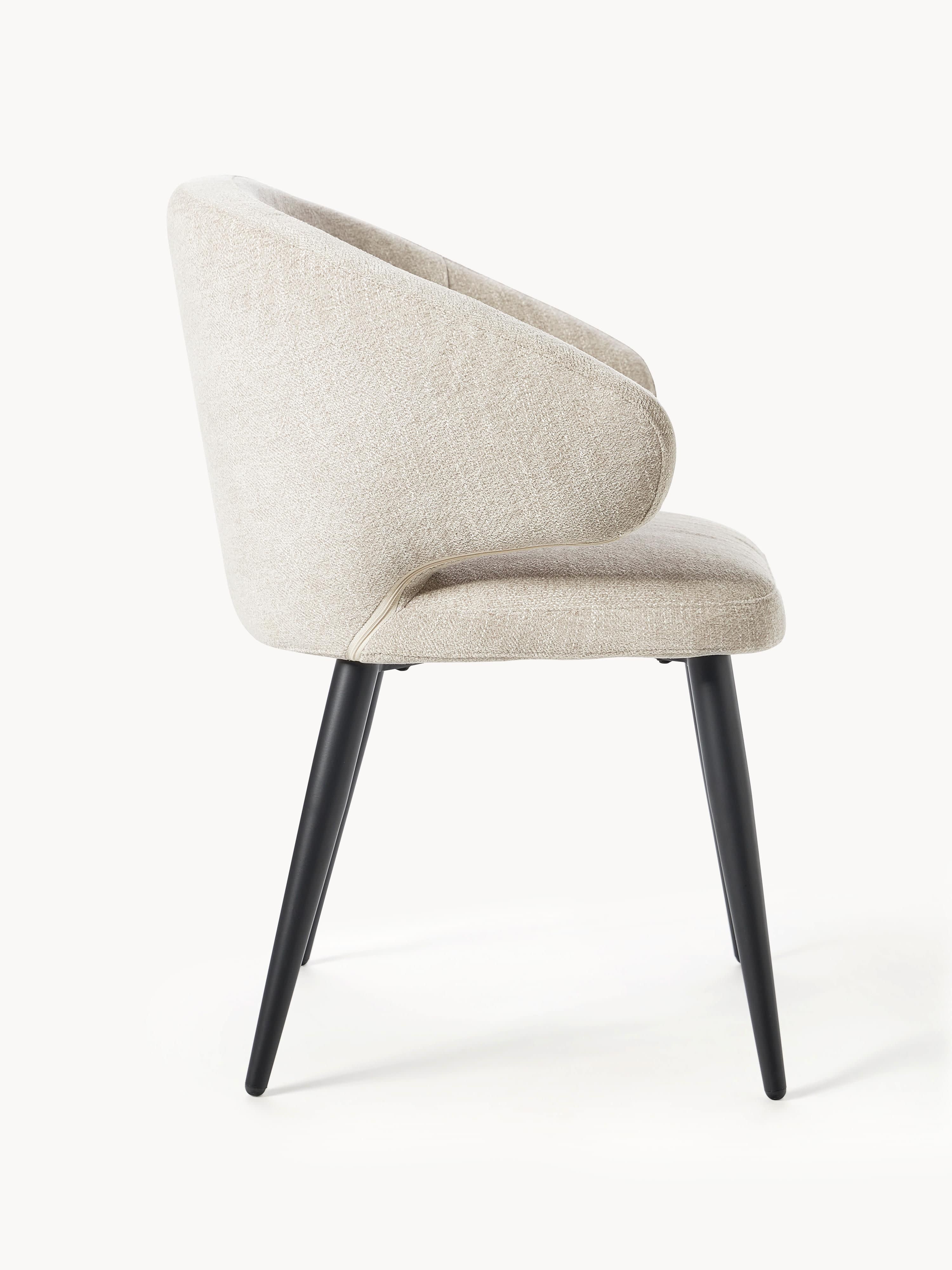 Bouclé armstoel Celia