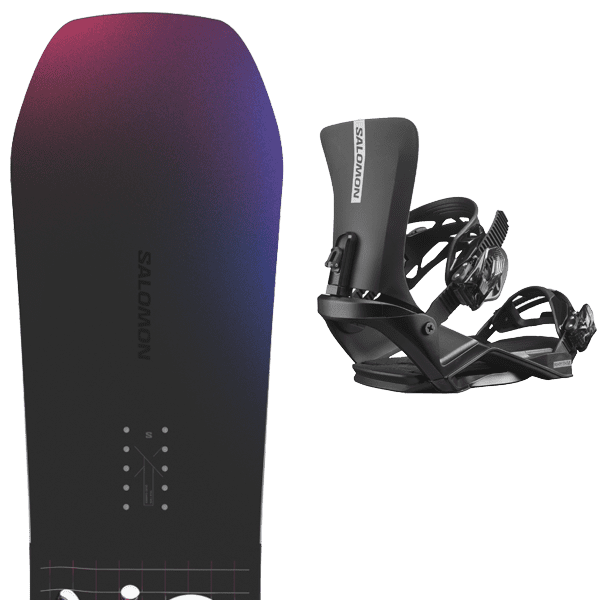 Pack snowboard SALOMON NO DRAMA + Fix