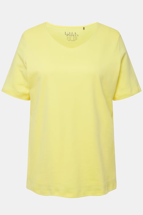 Shirt, doppellagige Vorderseite, Slim, Rundhals, Halbarm
