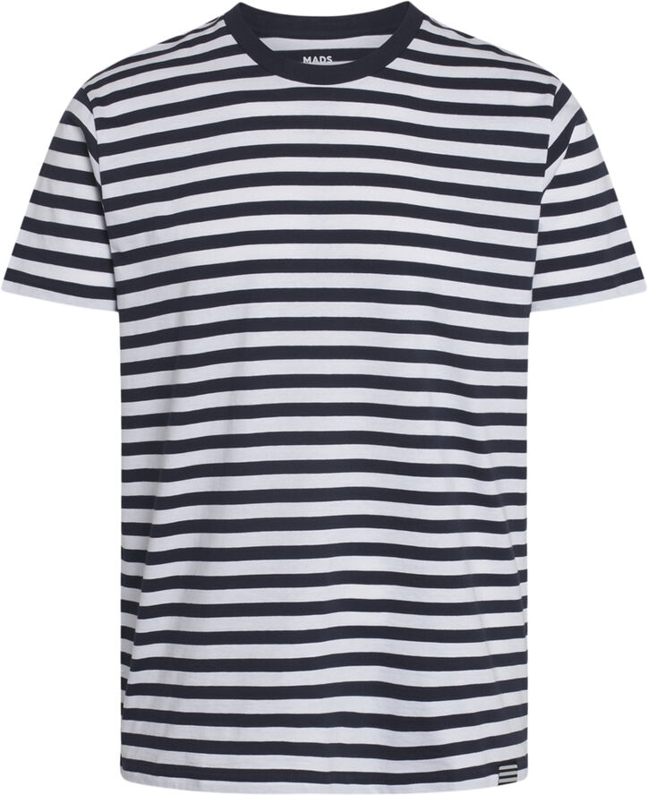 Mads Nørgaard - Copenhagen Organic Midi Thor Tee Blå/hvid