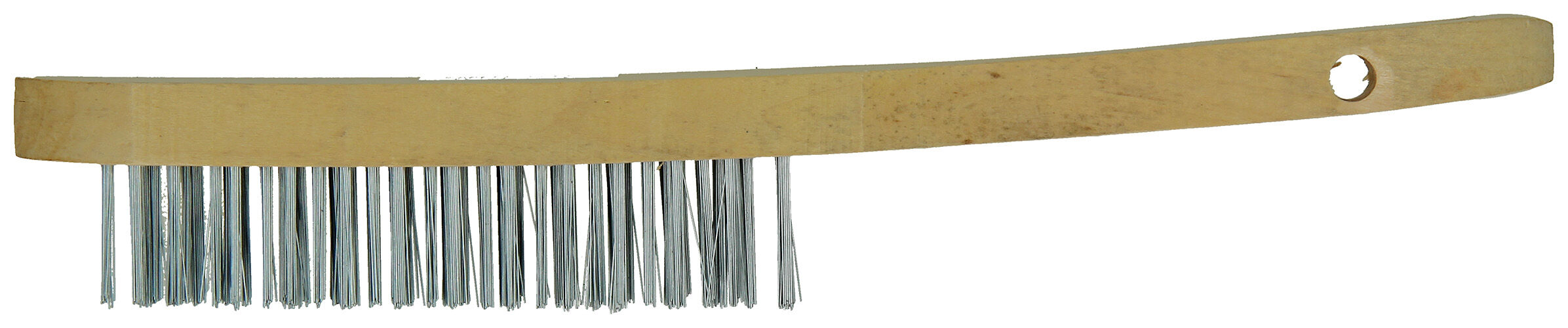 SAM - Staalborstel 4 - 28.5x3.3x4.3 cm - Bruin - 29.1 cm