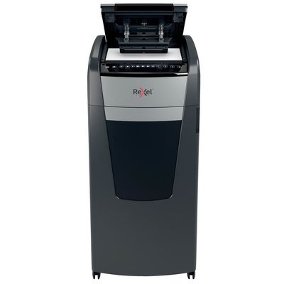 Rexel Optimum Auto+ 600X - destructeur de documents coupe croisée - 600 feuilles - Corbeille 110 litres