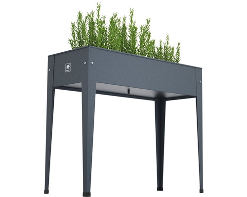 Verhoogde tuinbak op palen Herstera Garden Urban 100x40x84 cm antraciet