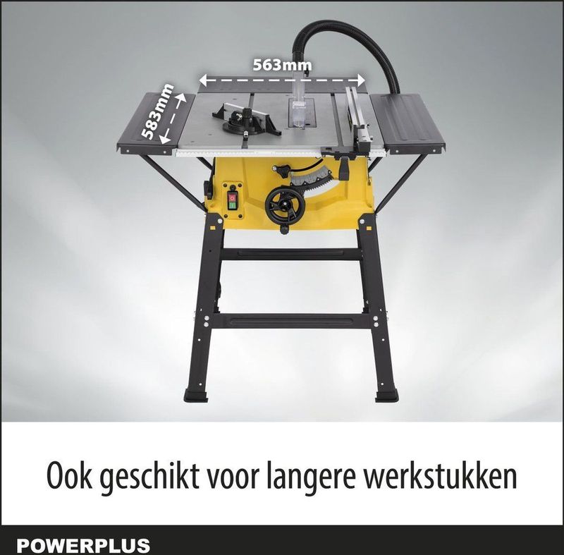 Powerplus - Tafelzaag - 2000 W - Ø250 mm Zaagblad - Maximaal 85 mm Zaagdiepte