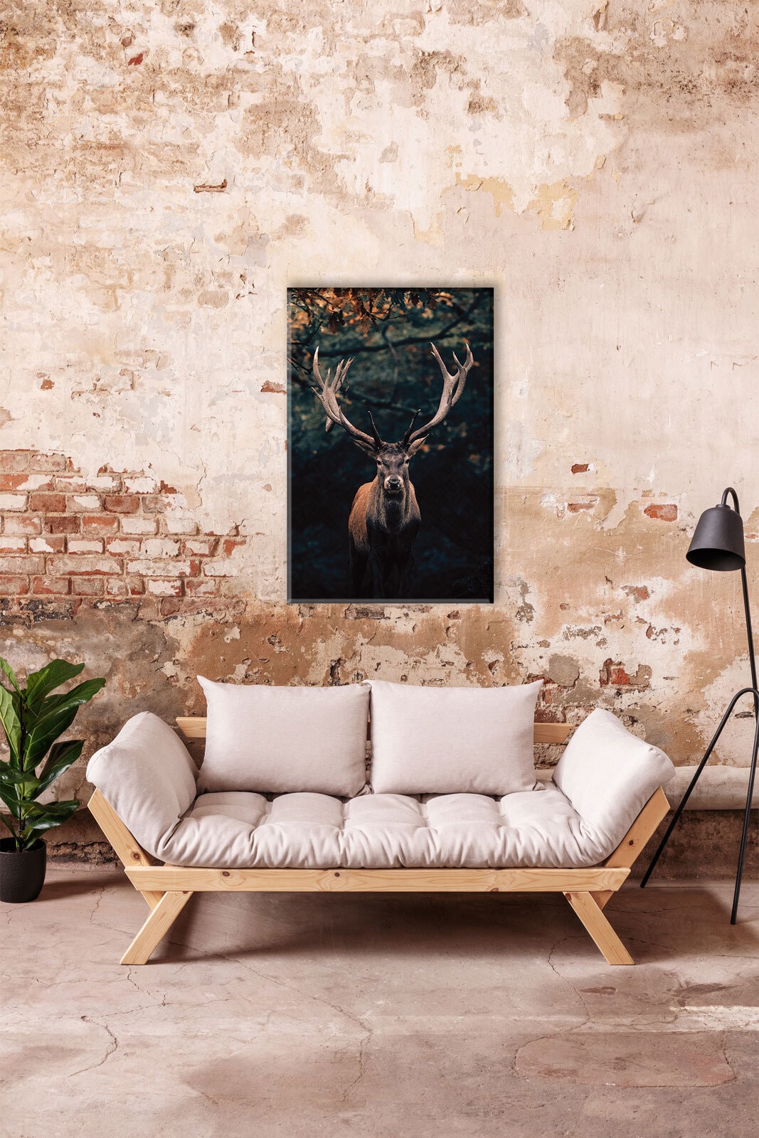Keilrahmen Hirsch 78 x 118
