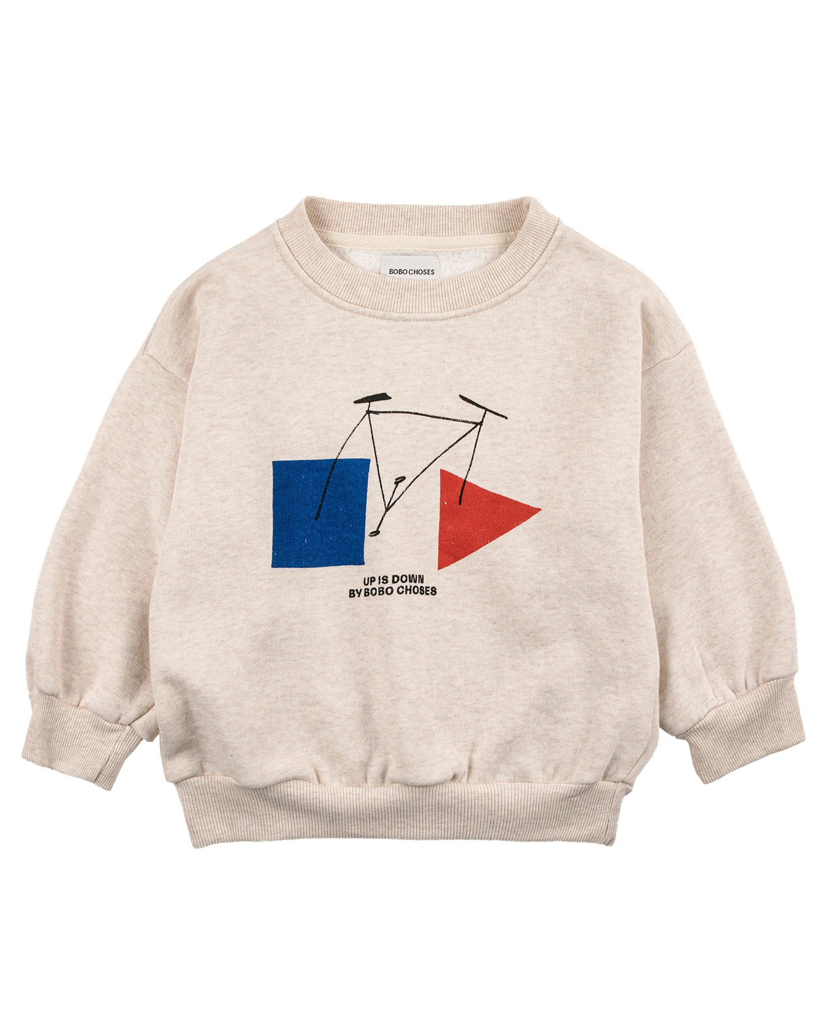 Sweatshirt CRAZY BICY in beige