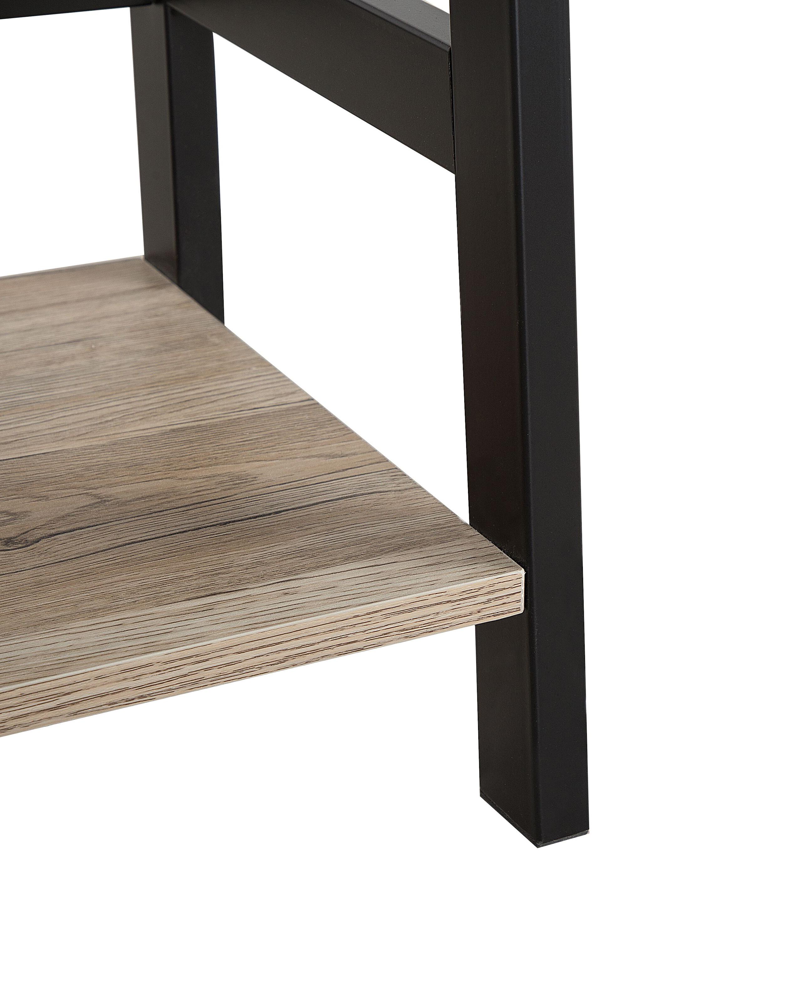 Opbergkast met 5 planken CROYDON 163 cm Zwart