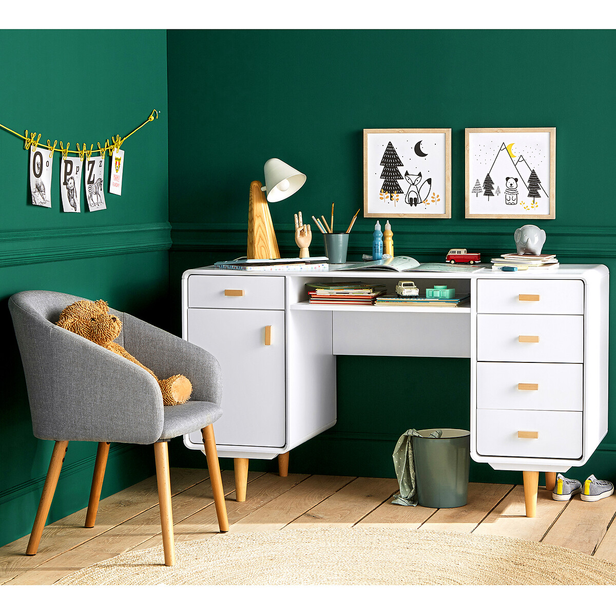 LA REDOUTE INTERIEURS<br>Mesa de bloco duplo JIMI
