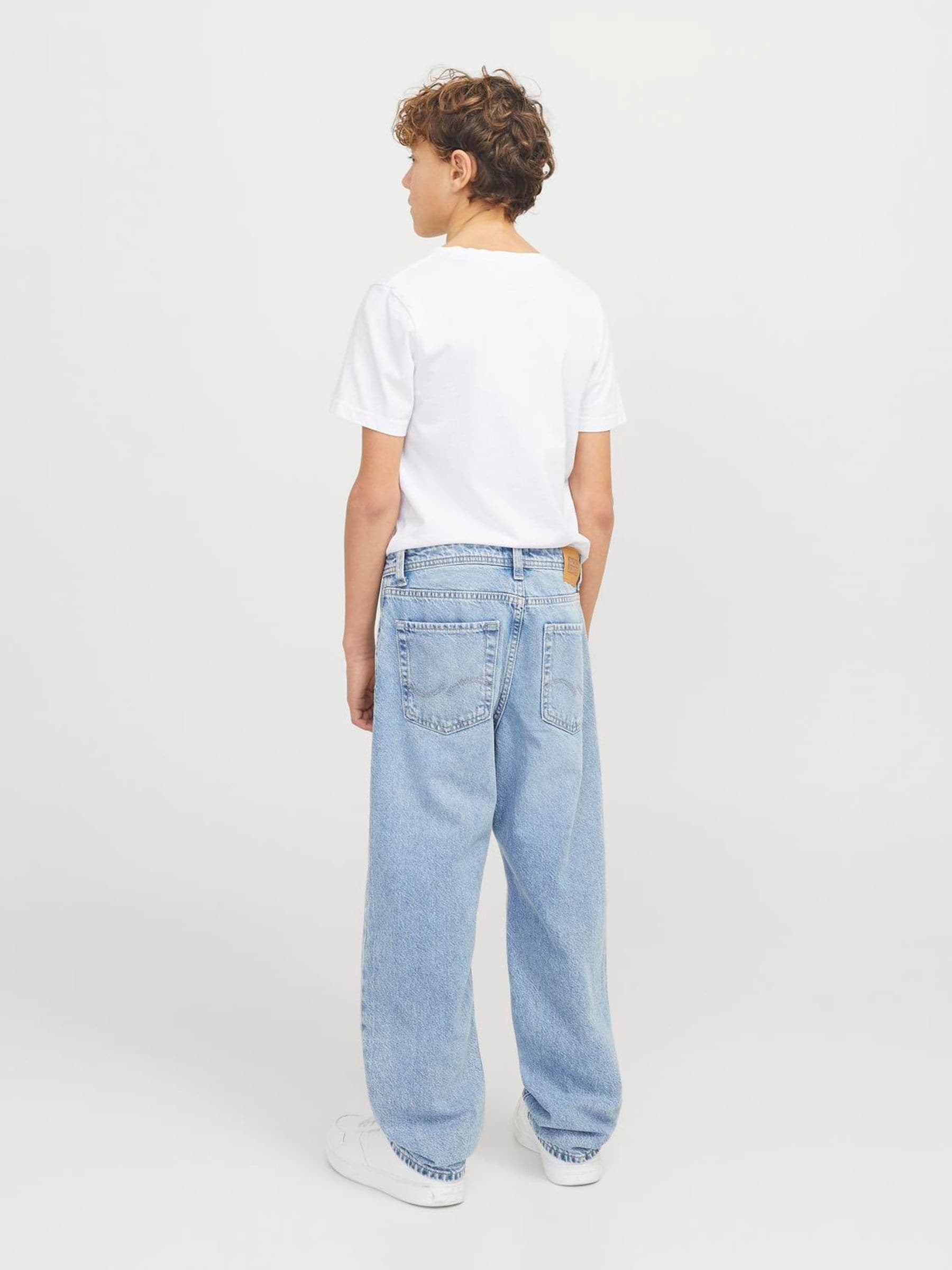 Lichtblauw - JACK & JONES Junior Chris Relaxed Fit Jeans