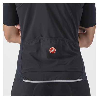 Maillot Manches Courtes Femme Castelli Perfetto Ros 2 Wind Noir