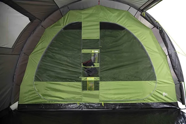 High Peak Ancona 4.0, Camping, Tunneltelt, 4 person(er), Grøn, Grå, Lys grå