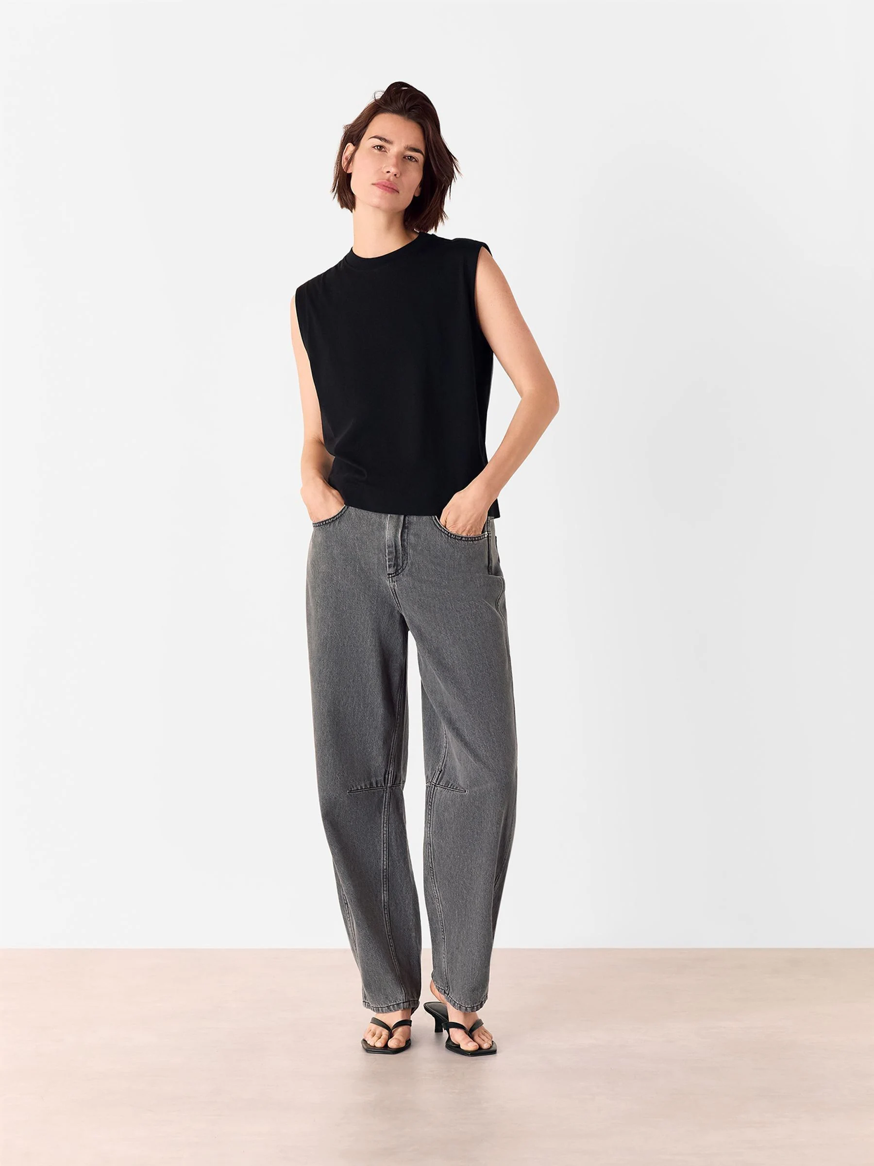 Whistles Horseshoe Barrel Leg Jeans