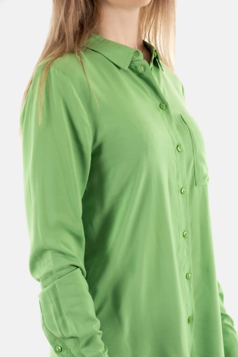 chemisier ichi main 156428 green tea