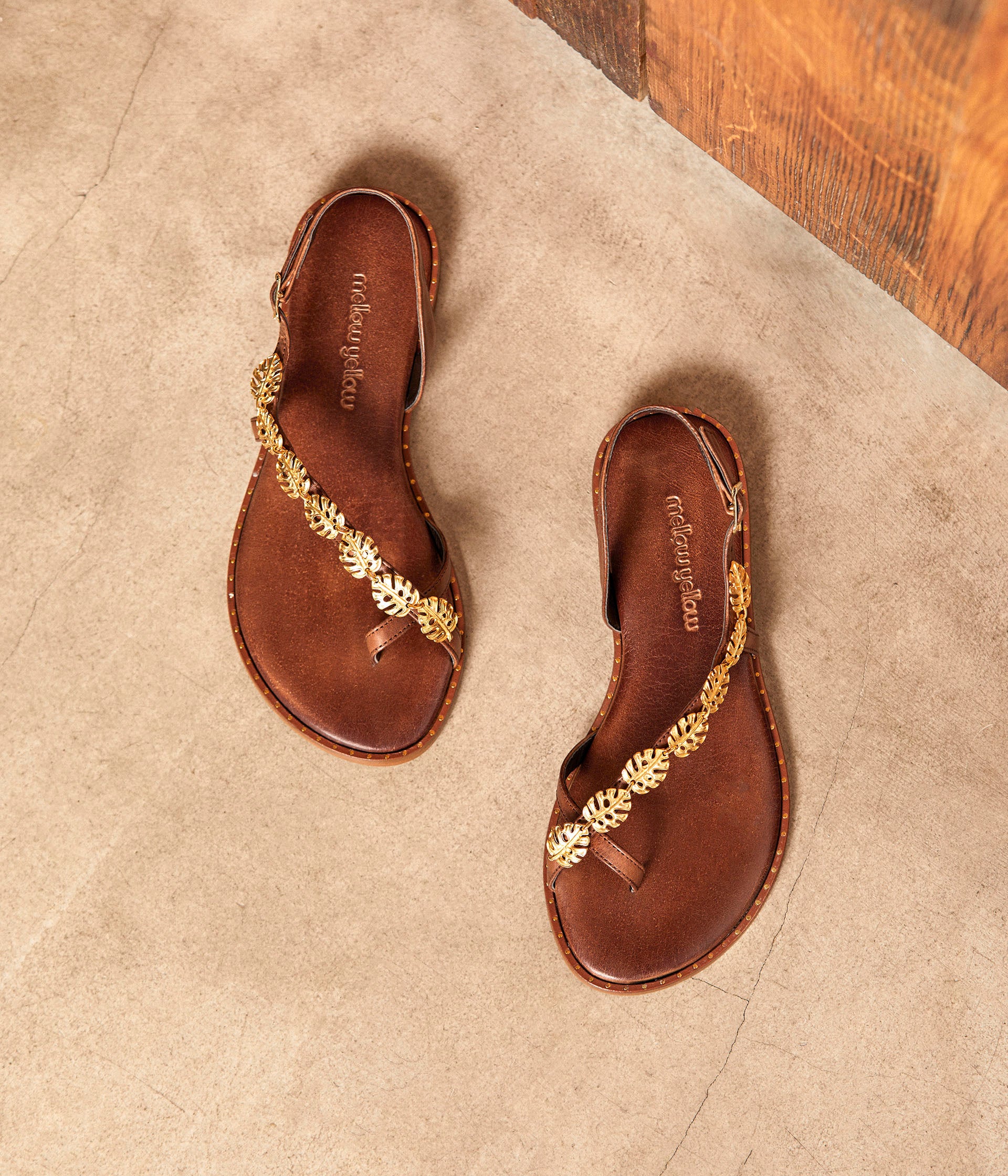 Sandales marron Octavie