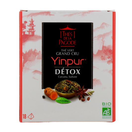 Thés de la Pagode Yinpur Détox bio - Thé pour cure detox