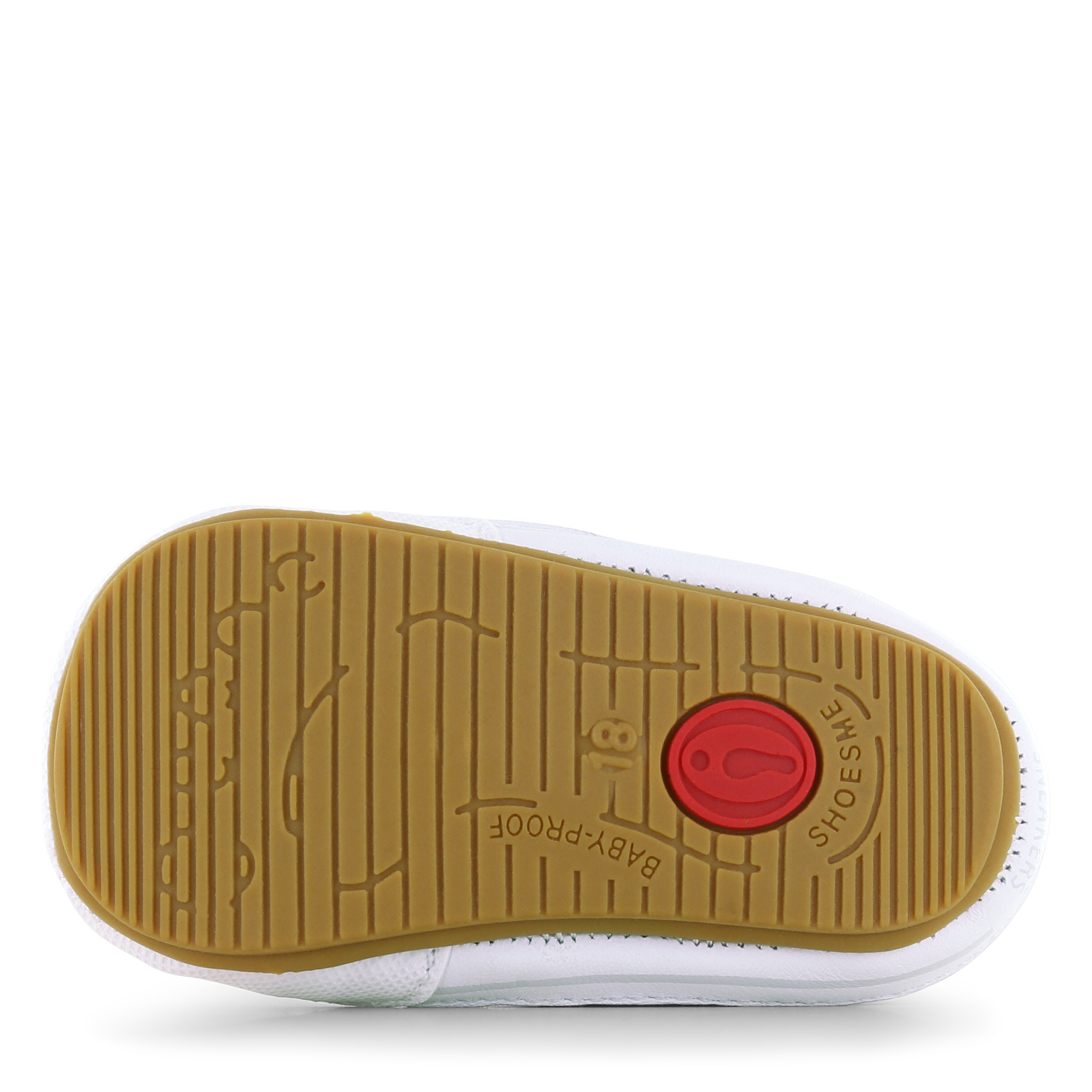 Shoesme wit BABY-PROOF® schoentje Leer | Uni schoenen