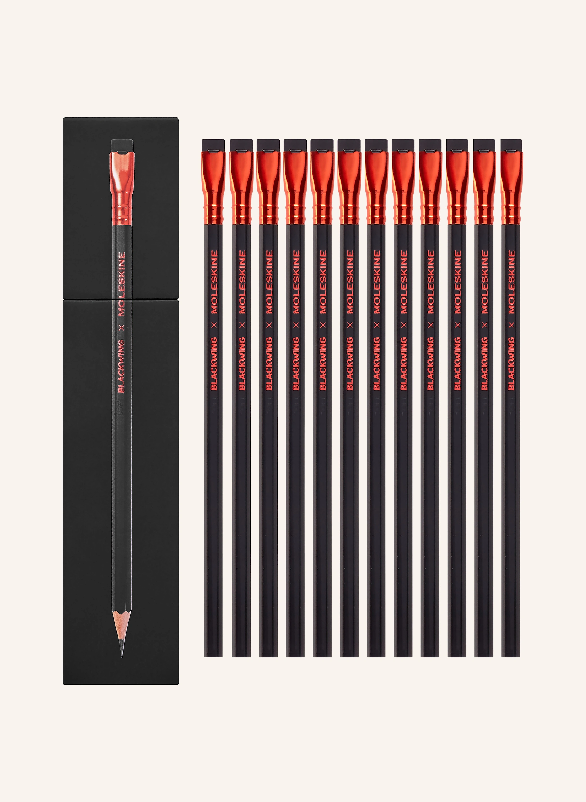MOLESKINE 12er-Set Graphitstifte