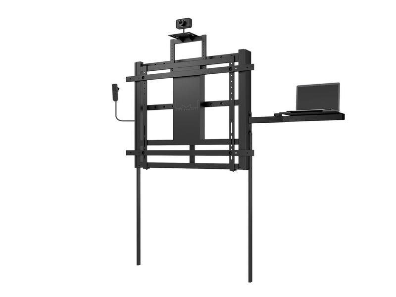Multibrackets Wandhalterung M Motorisiert 80 kg HD Schwarz Wandmontage mit motorischer Höhenverstellung