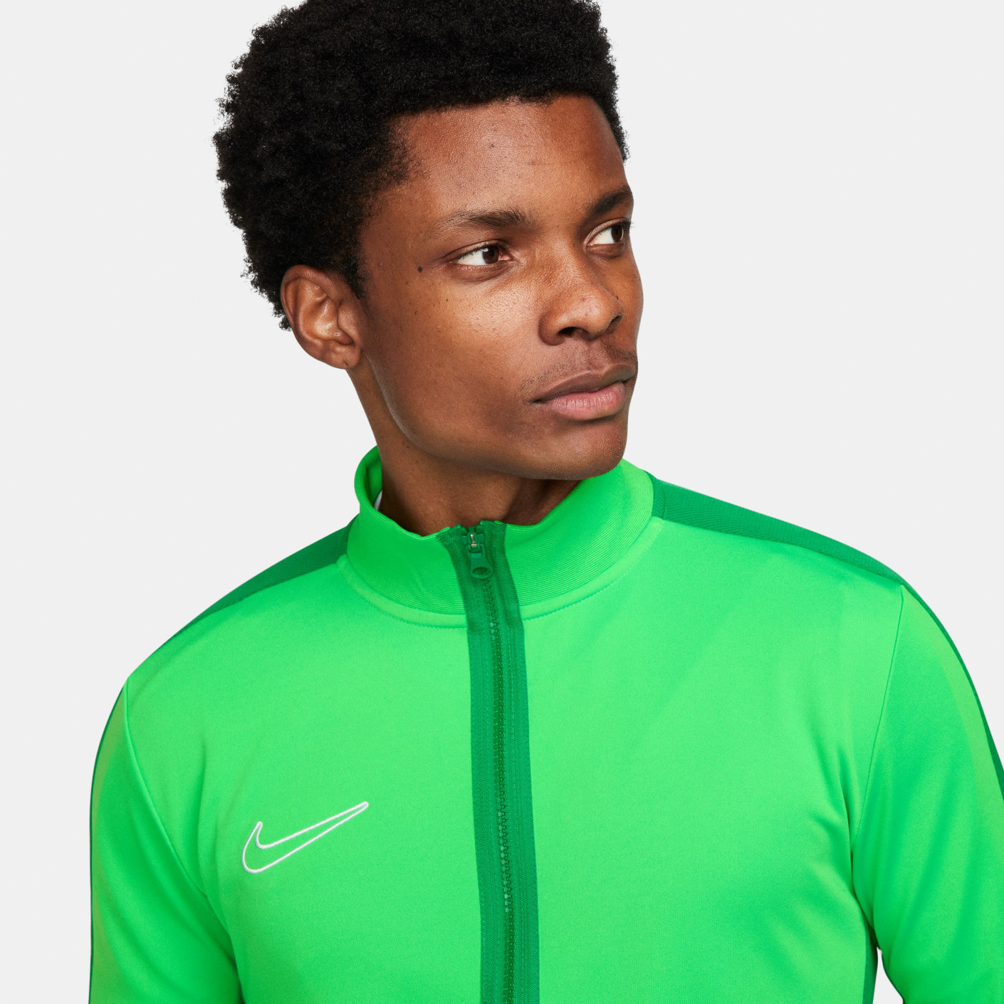 Nike Dri-FIT Academy 23 Trainingsjack Full-Zip Groen Wit