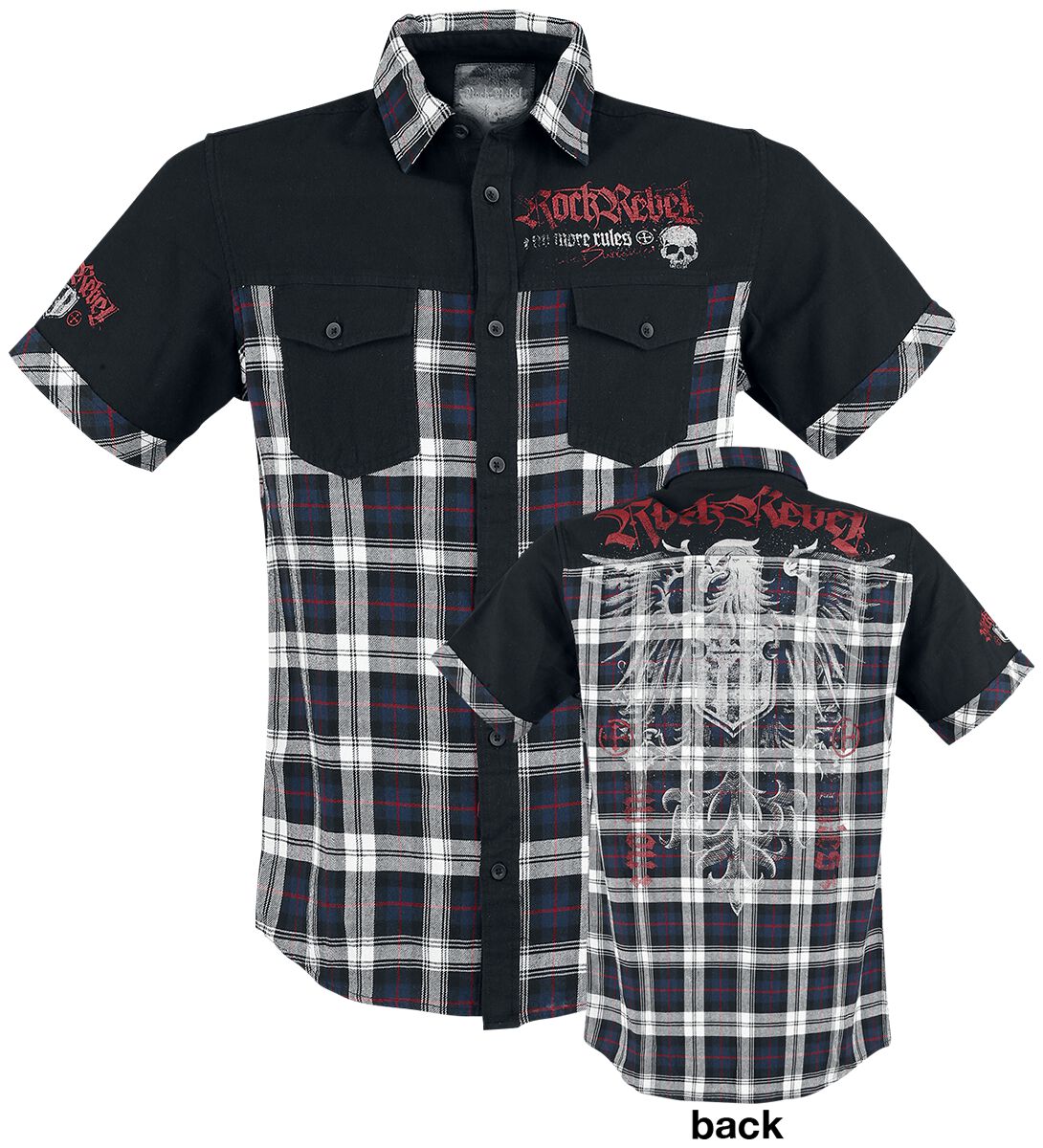 Hard Decisions | Rock Rebel by EMP Chemise manches courtes