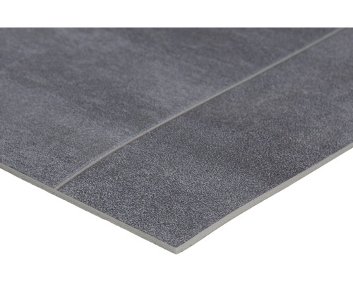PVC vloer Miami tegellook bruingrijs 200 cm breed (per meter verkocht)