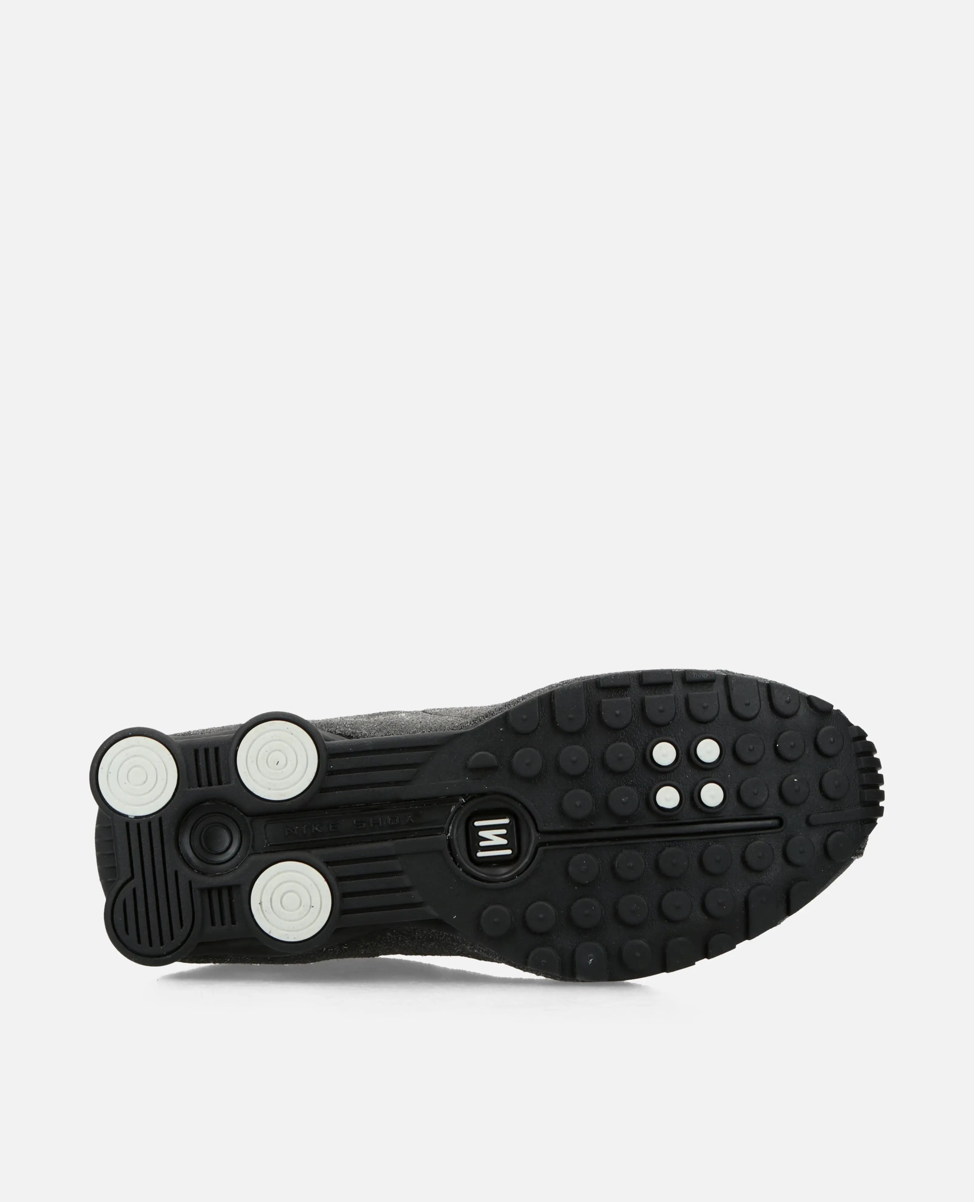 Nike Shox R4 QS (Black/Sail-LT Smoke Grey-Metallic Silver)