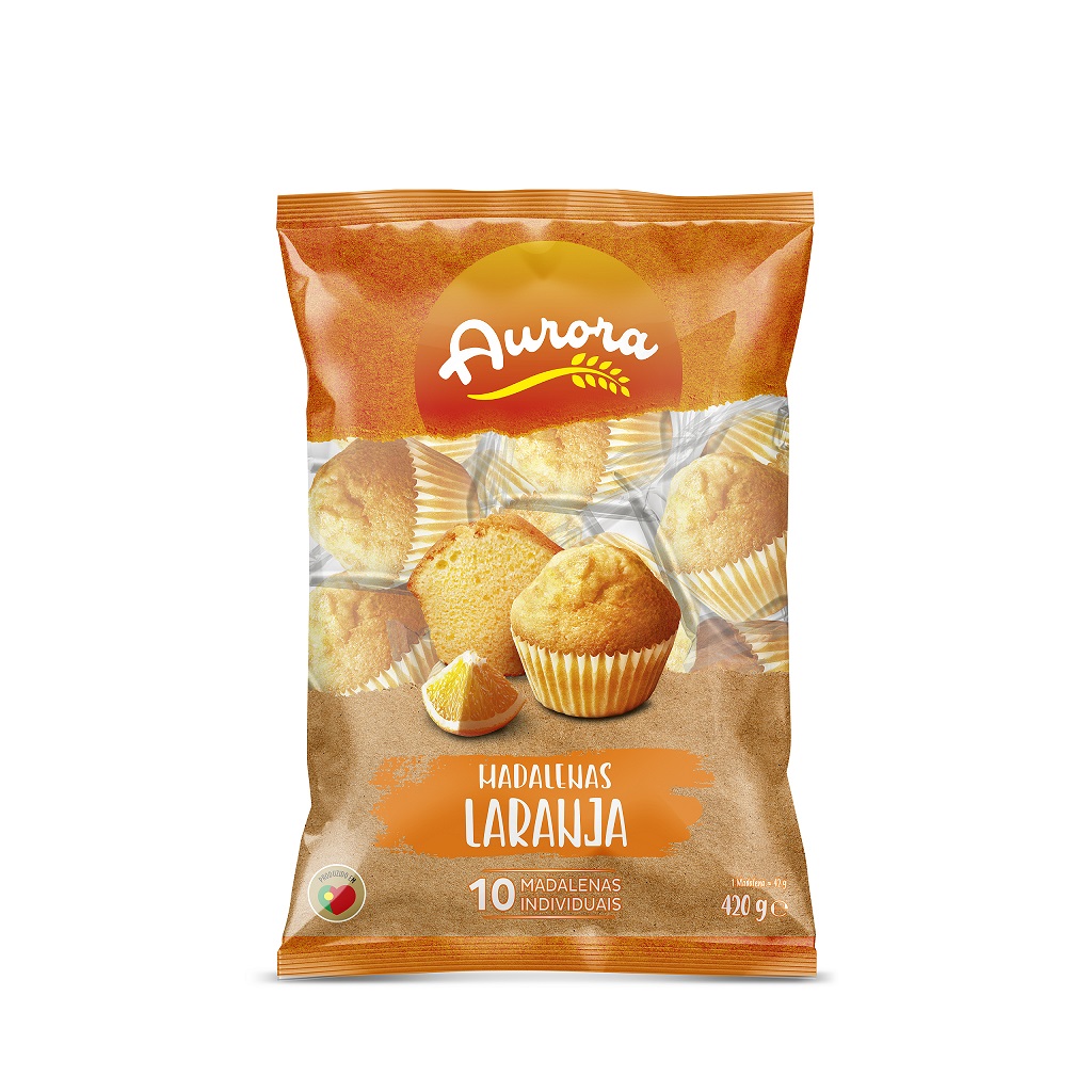 MADALENAS AURORA LARANJA 10 UN 420 G
