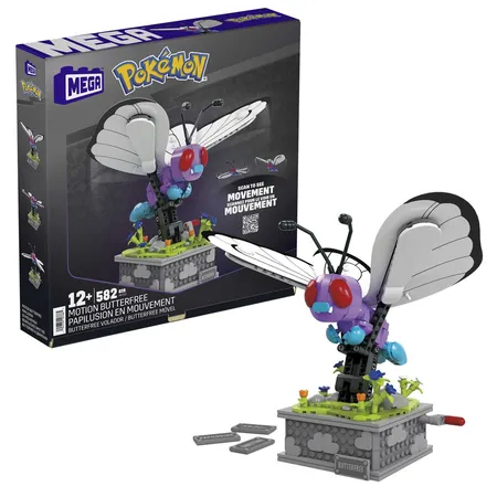Mattel MEGA Pokemon Motion Smettbo bewegliches Bauset