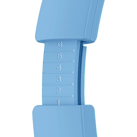 Bluey trådløse on-ear høretelefoner - lyseblå