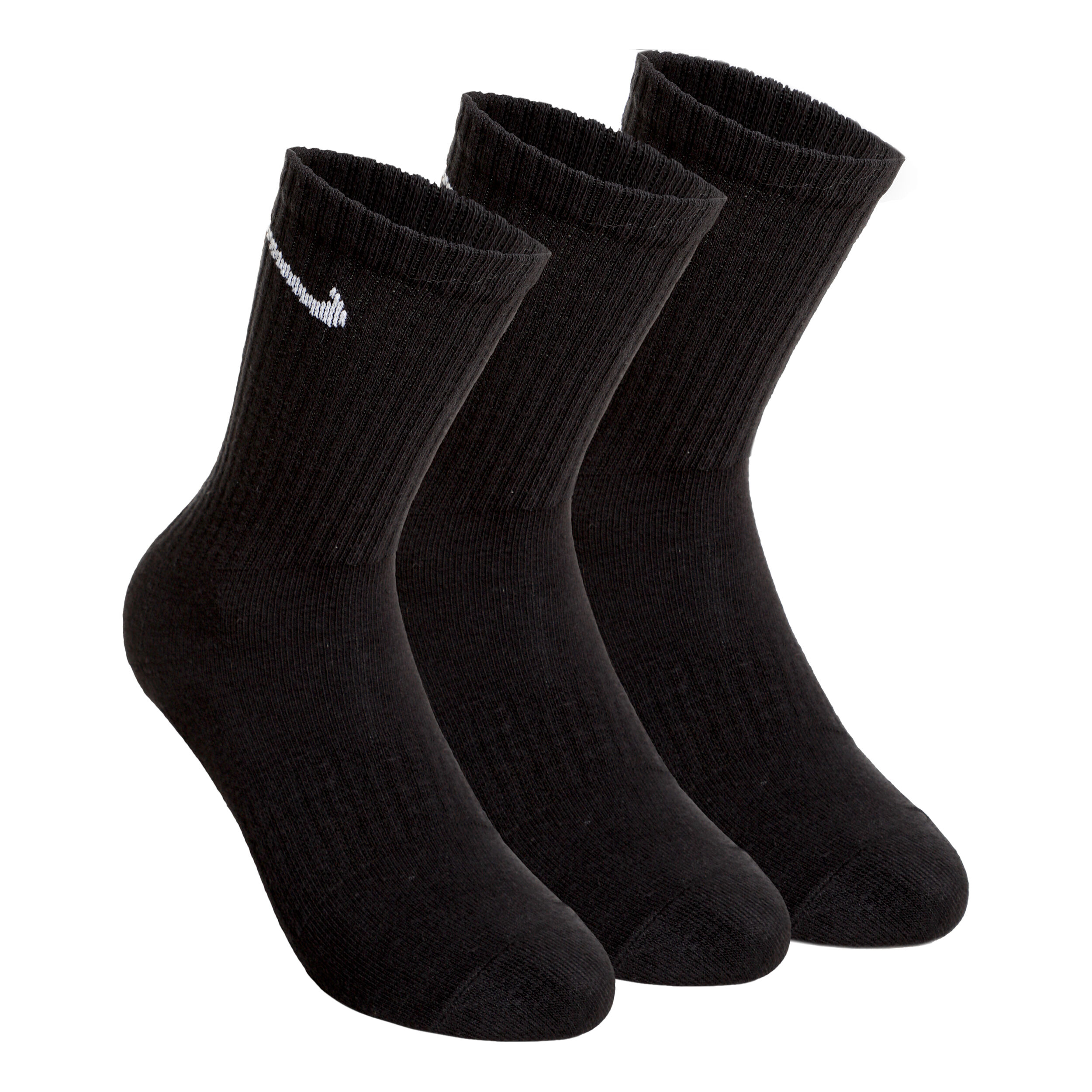 Nike Everyday Cushion Crew Chaussettes De Sport Pack De 3 - Noir