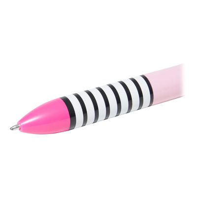 Legami - Stylo à bille 2 couleurs - motif flamant rose
