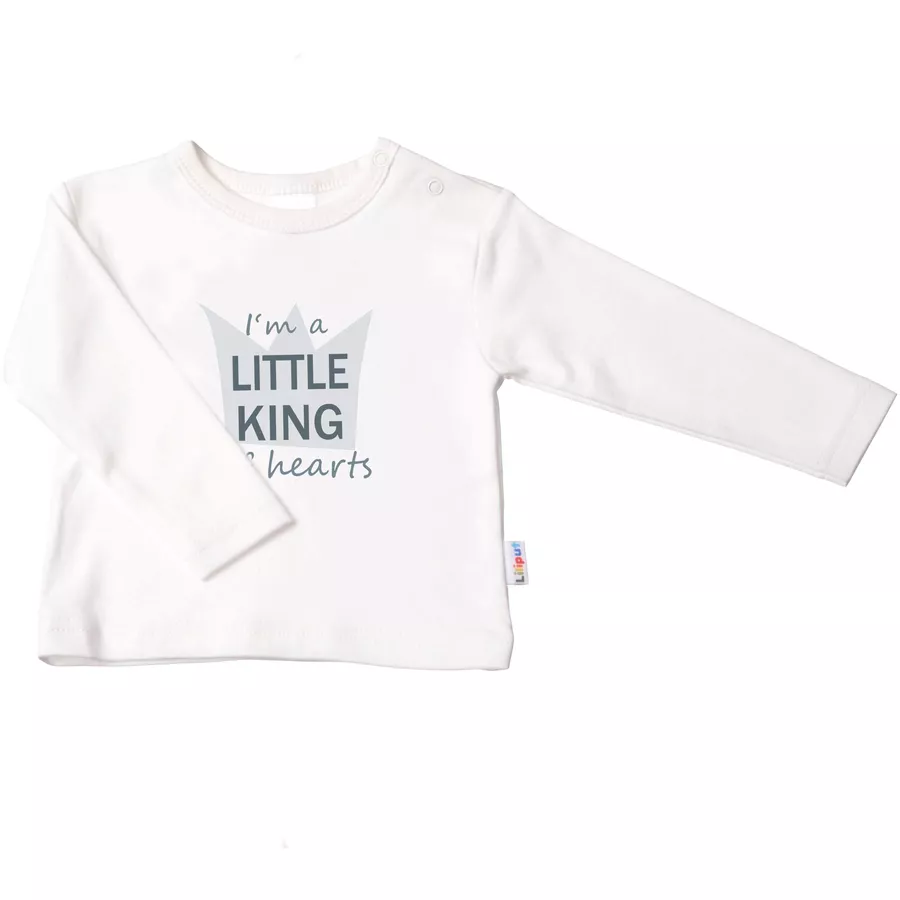 Liliput Langarmshirt Little King ecru