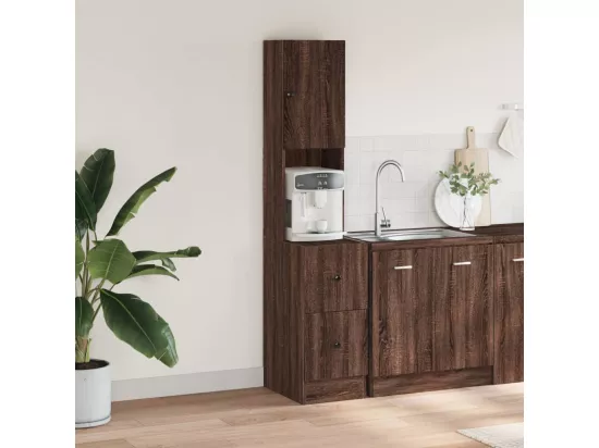 Armoire de cuisine chêne marron 35x50x180 cm bois d’ingénierie