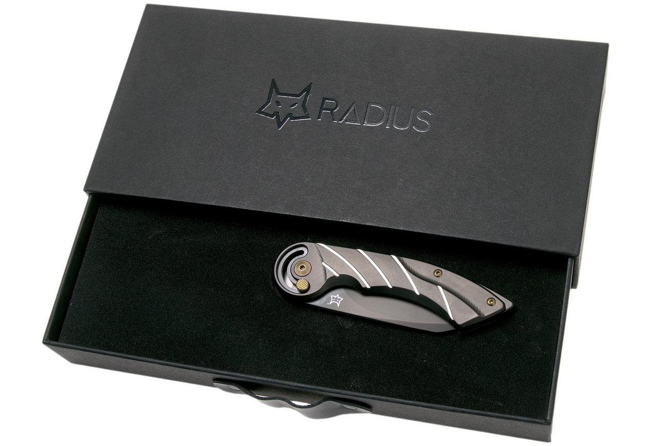 Fox Knives Radius FX-550 TiB Titanium Black zakmes