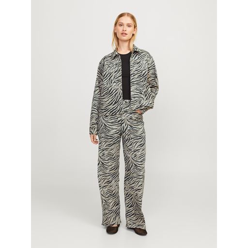 JJXX Sarah Tokyo Zebra Bukser, Feather Gray, L
