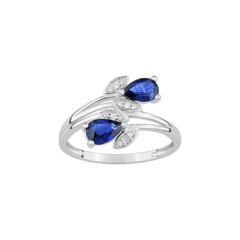 Bague femme - Saphir - Or 18 Carats