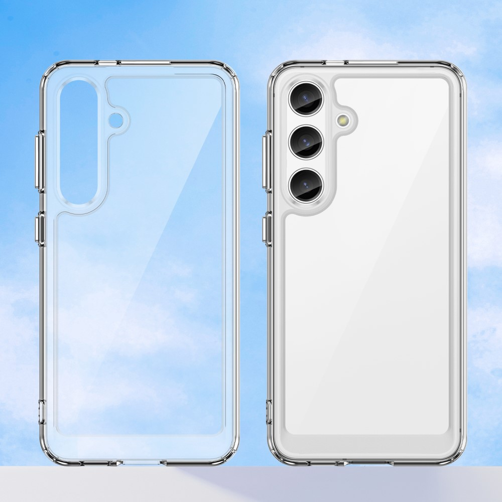 Samsung Galaxy S24  Plus Hybrid Hülle TPU Bumper   Acryl Rückseite - Transparent