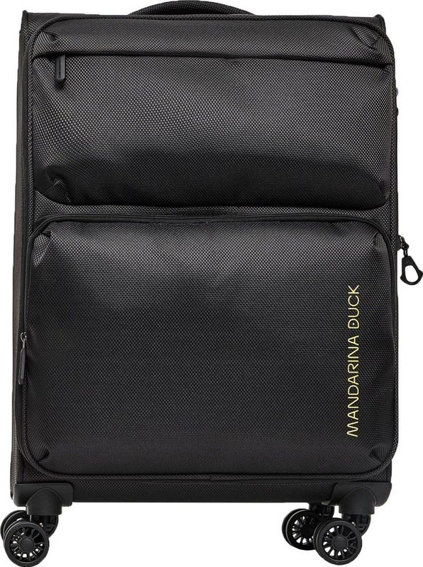 Mandarina Duck - Trolley - Zwart - 100% Polyester - Voor Korte Trips