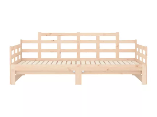 Lit coulissant sans matelas bois de pin solide