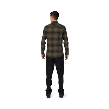 Chemise Fox SOURCE FLANNEL - Vert