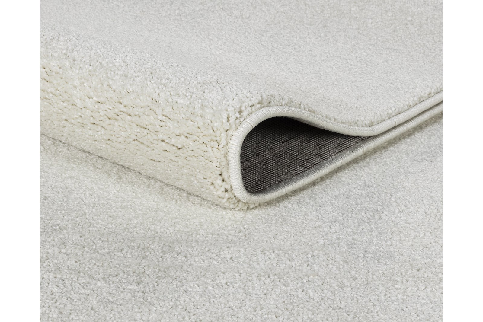 Tambour gulvteppe 200x290 Snøhvit farge heatset