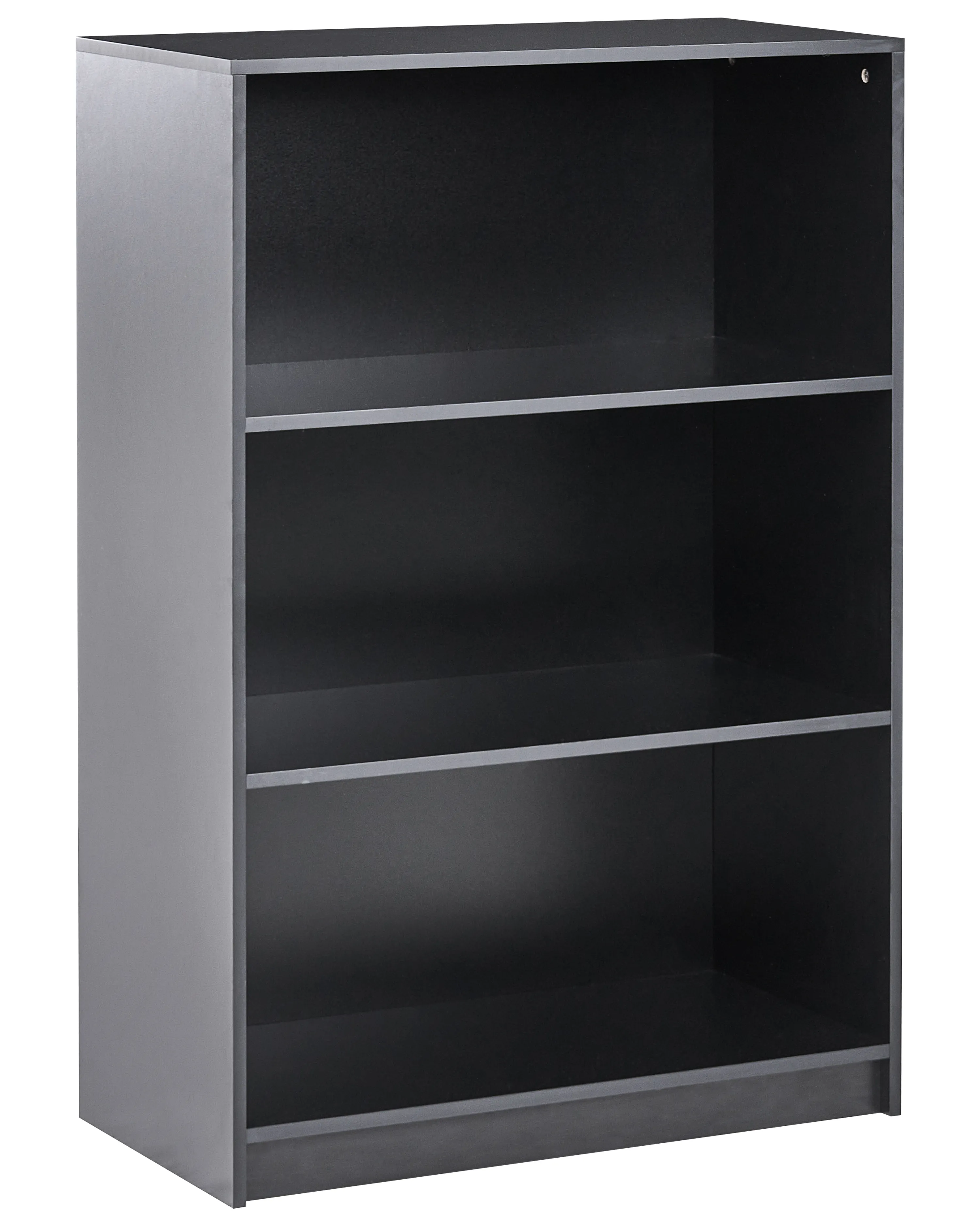 Boekenkast met 3 planken ZEHNA 117 cm Zwart
