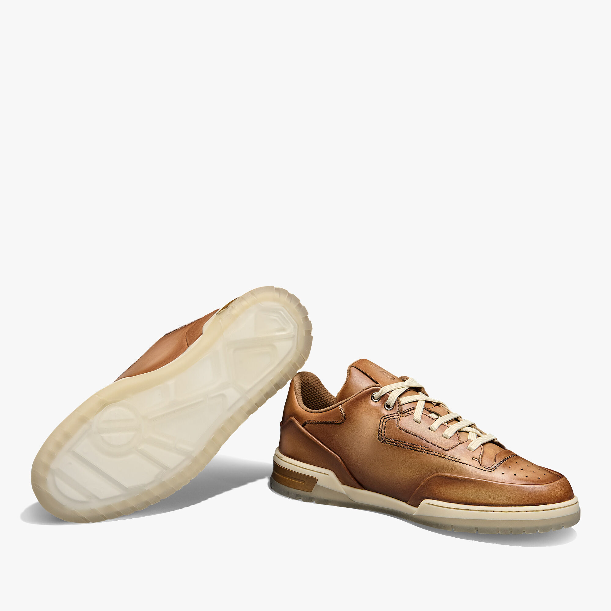 Sneaker Playoff En Cuir Scritto