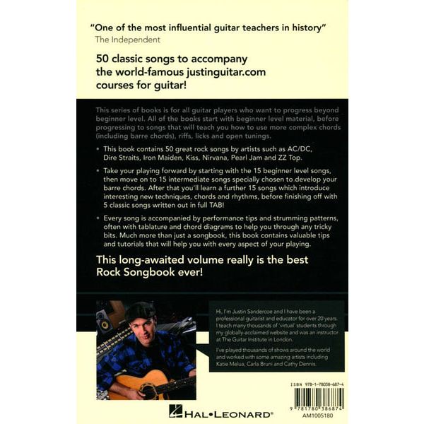 Wise Publications Justinguitar.com Rock Song