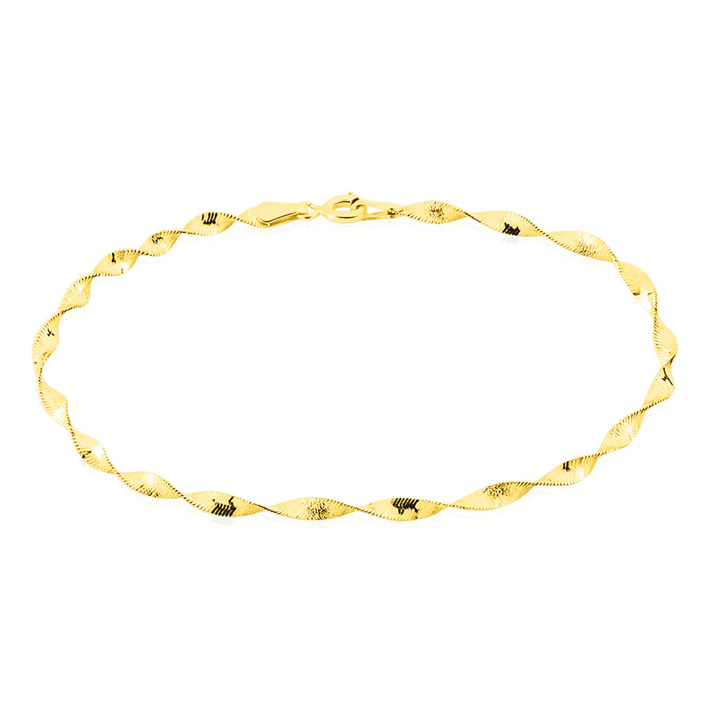 Bracelet Izar Torsadee Or Jaune