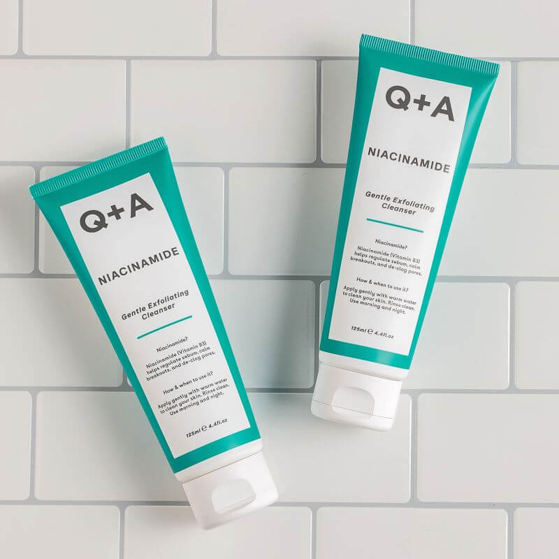 Nettoyant Exfoliant Doux Niacinamide Q+A 125ML