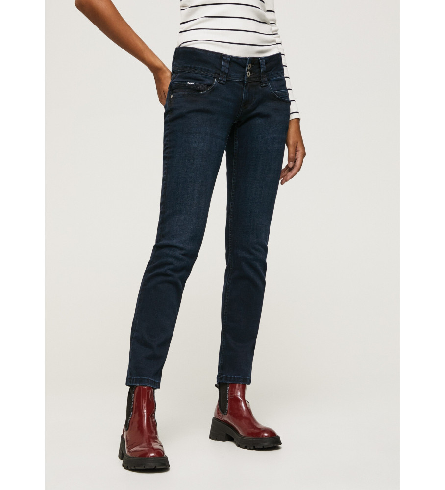 Calça jeans Pepe Jeans Venus azul marinho