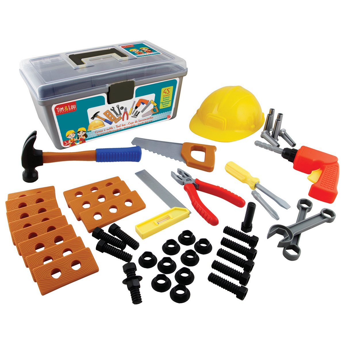 Caisse à outils 45 pièces