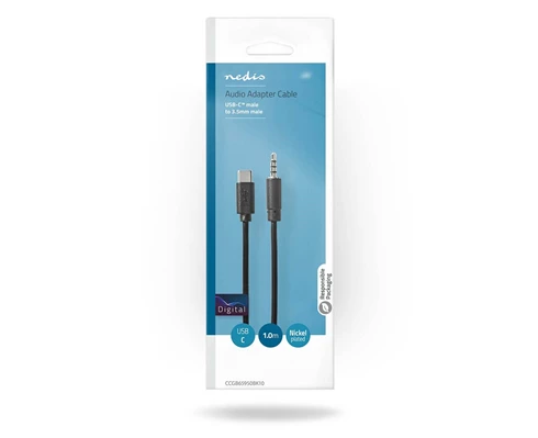 Nedis USB-C - 3.5mm - 1m